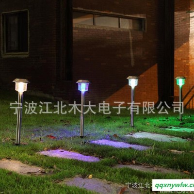 太陽能燈 路燈 庭院燈 戶外 超亮 裝飾草坪花園燈 4LED