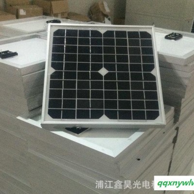 單晶10W18V（12V電池充電）太陽能充電板 交通燈具發電