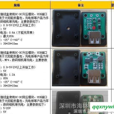 USB穩(wěn)壓器，升壓器，降壓器，穩(wěn)壓器，多路USB太陽能包穩(wěn)壓器