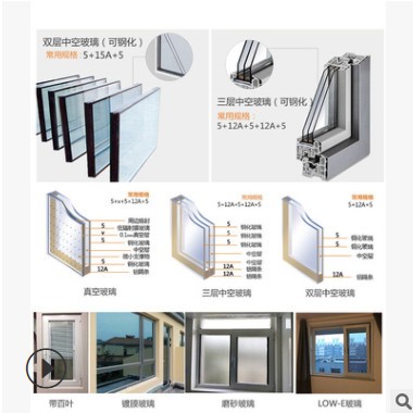 鋁合金門窗鋁合金推拉窗飄臺鋁合金封窗雙層鋼化中空玻璃窗