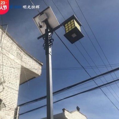 省道太陽能路燈戶外燈超亮新農村6米鋰電池LED國道路高桿防水燈